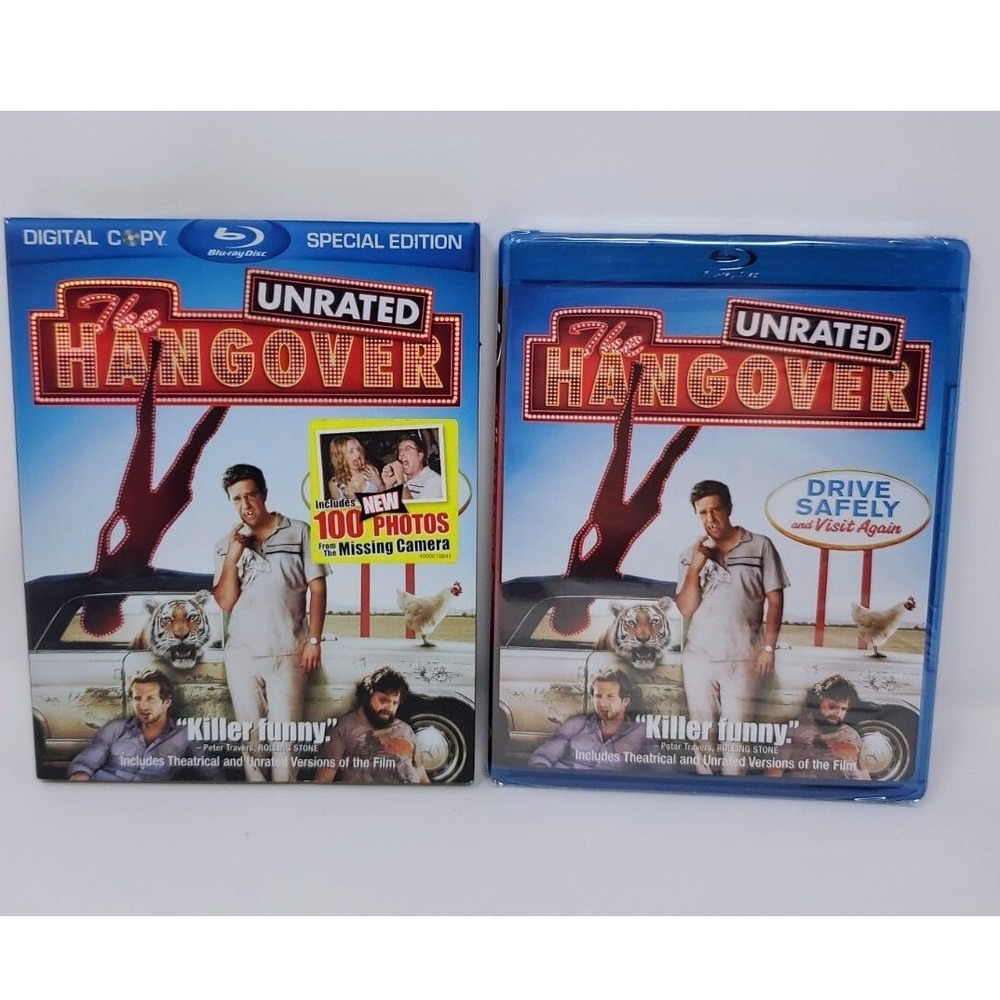 The Hangover Unrated Special ed. Blu-ray 2009 Sealed + Digital code Dust Cover